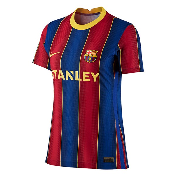 Camiseta Barcelona 1ª Mujer 2020 2021 Azul Rojo